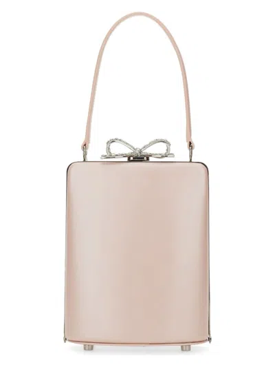 SELF-PORTRAIT WOMEN'S LEATHER MINI BOG HANDBAG