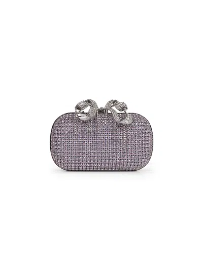 Self-portrait Self Portrait Women Lilac Clutch With Shoulder Strap