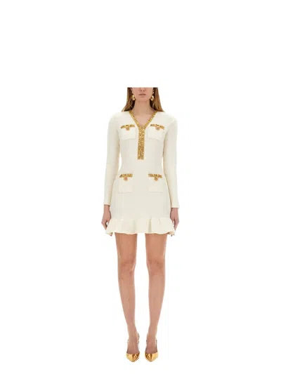 SELF-PORTRAIT WOMEN'S LUREX KNIT MINI DRESS