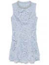 Self-portrait Short Dress With Flower Lace