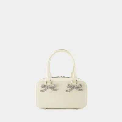 Self-portrait Mini Handbag - Self Portrait - Leather - Beige