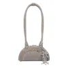 Self-portrait Self Portrait Women Mini Suede Bow Charm Shoulder Bag