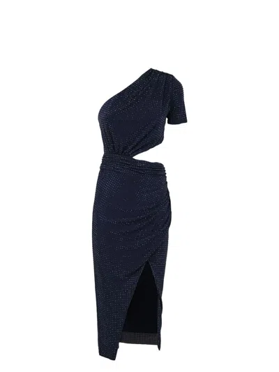 Self-portrait Women's Navy Hot Fix Midi Dress