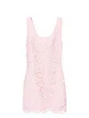 Self-portrait Guipure-lace Sleeveless Minidress