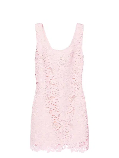 SELF-PORTRAIT WOMEN'S PINK FLORAL LACE MINI DRESS
