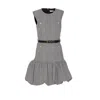 Self-portrait Self Portrait Women Prince Of Wales Check Mini Dress In Gray
