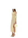 Self-portrait Women's Rhinestone Embellished Gathered Gown