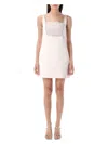 Self-portrait Self Portrait Pink Satin Bow Mini Dress