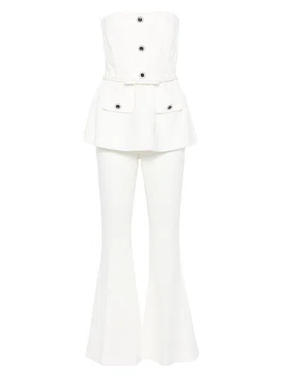 SELF-PORTRAIT WOMEN'S SELF-PORTRAIT LONG CREPE JUMPSUIT