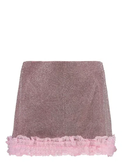 SELF-PORTRAIT WOMEN'S SELF-PORTRAIT X CHRISTOPHER KANE - EMBELLISHED MINI SKIRT