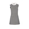 Self-portrait Sleeveless Prince Of Wales Check Mini Dress