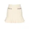Self-portrait Crystal-embellished Mini Skirt