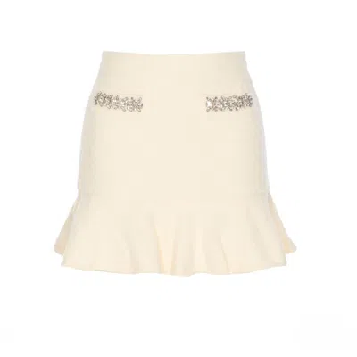 SELF-PORTRAIT SELF PORTRAIT WOMEN SOFT KNIT MINI SKIRT