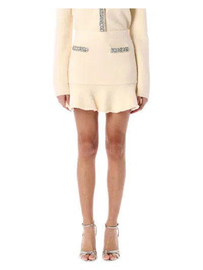 SELF-PORTRAIT WOMEN'S SOFT KNIT MINI SKIRT