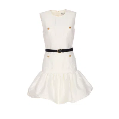 Self-portrait Self Portrait Women Taffeta Mini Dress In White