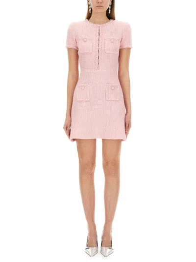 Self-portrait Women Textured Knit Mini Dress
