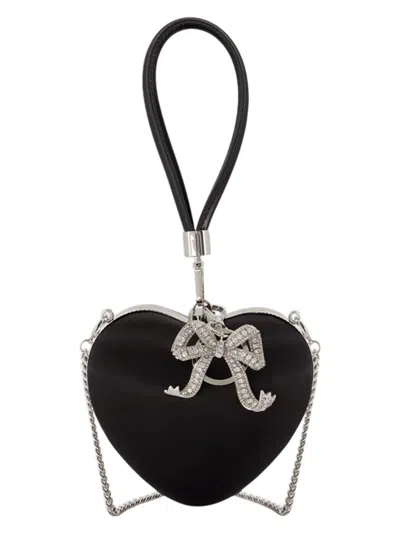 SELF-PORTRAIT WOMEN'S TOP HANDLE HEART CLUTCH