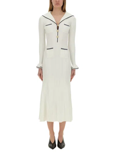Self-portrait Women Viscose Knit Midi Dress