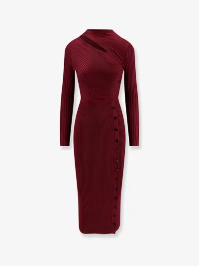 Self-portrait Self Portrait Women Viscose Midi Dress In Red
