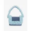 Self-portrait Womens  X Christopher Kane Crystal And Lace Shoulder Bag Blu