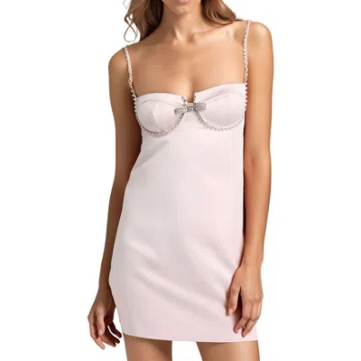 Self-portrait Womens Embellished Satin Cocktail And Party Dress