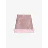 Self-portrait Crystal Miniskirt In Pink