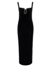 Self-portrait Self Portrait Womens Velvet Maxi Dress In Black
