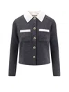 Self-portrait Self Portrait Women Wool Blend Cardigan With Contrasting Collar