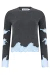 Self-portrait Self Portrait Women Contrast Lace Sweater In Gray