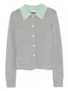 Self-portrait Grey Merino Wool Sweaters And Cardigans Gray
