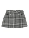 Self-portrait Wool Culottes With Houndstooth Pattern Self Portrait