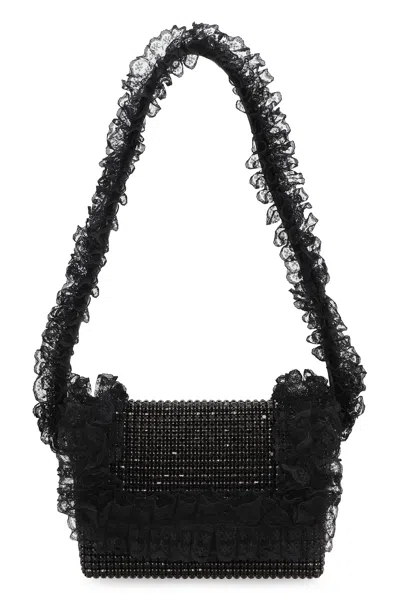 SELF-PORTRAIT SELF-PORTRAIT X CHRISTOPHER KANE - SHOULDER BAG WITH RHINESTONES