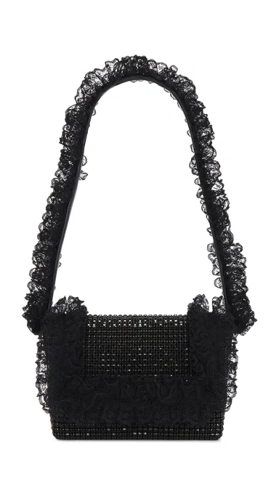 SELF-PORTRAIT X CHRISTOPHER KANE CRYSTAL LACE DETAIL BAG