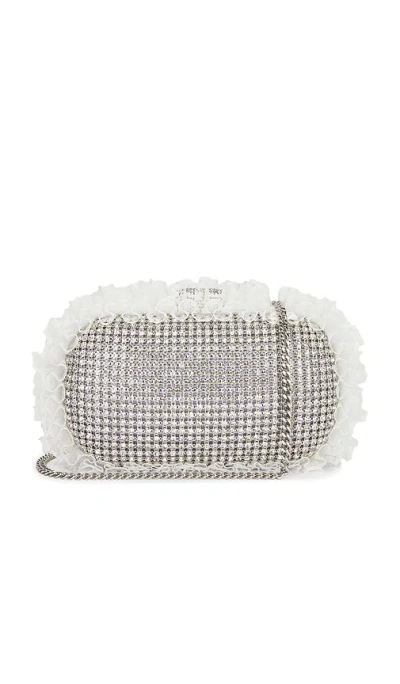 SELF-PORTRAIT X CHRISTOPHER KANE CRYSTAL LACE DETAIL CLUTCH