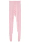 Self-portrait X Christopher Kane Lace Tights In Pink
