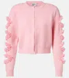 Self-portrait Cristopher Kane Residency Cardigan With Cut-out Details In Pink