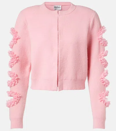 SELF-PORTRAIT X CHRISTOPHER KANE LACE-TRIMMED CARDIGAN