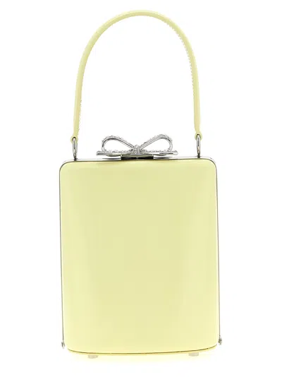 Self-portrait Yellow Leather Bag Hand Bags Yellow