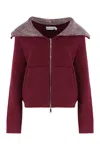 Self-portrait Zipper Knit Jacket
