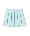 Self-portrait Self Portrait Girls Boucle Flower Sequin Skirt In Blue