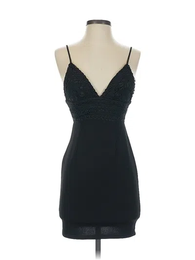 Pre-owned Selfie Leslie Cocktail Dress In Black