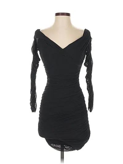Pre-owned Selfie Leslie Cocktail Dress In Black
