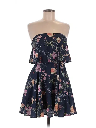 Pre-owned Selfie Leslie Cocktail Dress In Blue