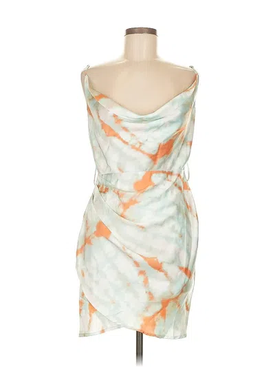 Pre-owned Selfie Leslie Cocktail Dress In Orange