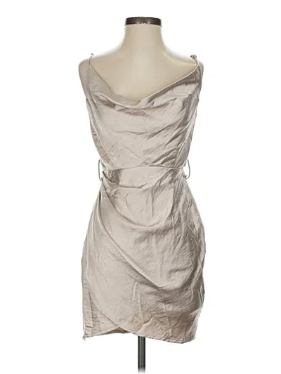 Pre-owned Selfie Leslie Cocktail Dress In Silver