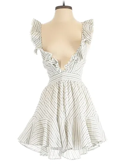 Pre-owned Selfie Leslie Cocktail Dress In Silver