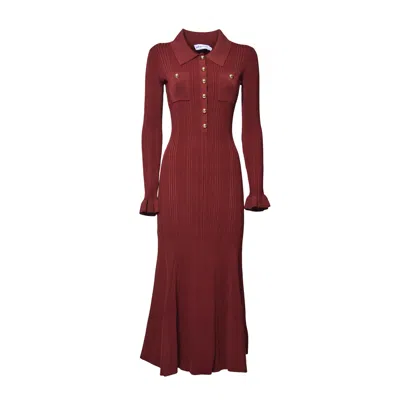 Self-portrait Self Portrait Dresses In Burgundy