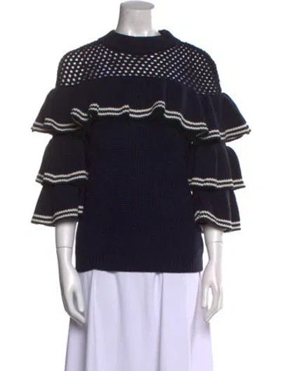 Pre-owned Self-portrait 2013 Wool Sweater In Blue