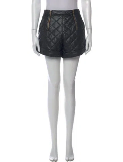 Pre-owned Self-portrait 2020 Mini Shorts In Black