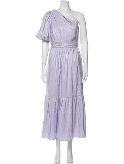 Pre-owned Self-portrait 2021 Long Dress In Purple